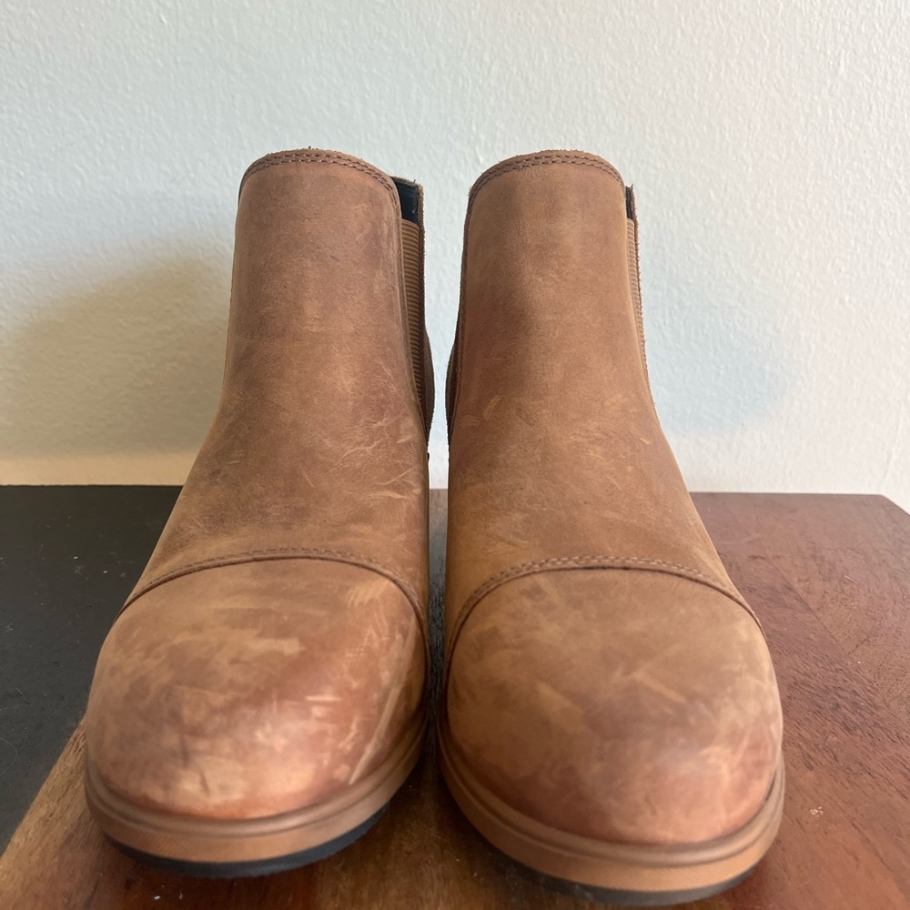 Sorel Women's Brown Wedge Rain Shoes